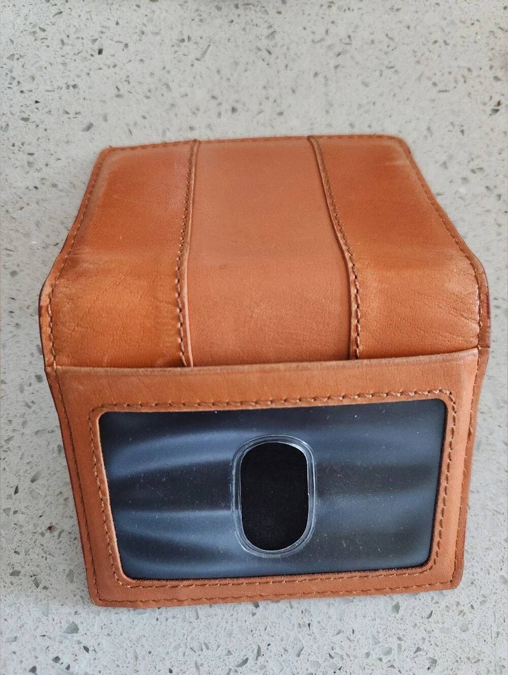 Fossil Deep Tan Leather Wallet